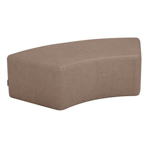 Shapes Series II Vinyl Soft Seating - S-Curve (12" High) - Brown Crosshatch
