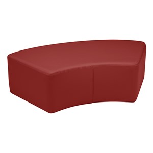 Shapes Series II Vinyl Soft Seating - S-Curve (12" High) - Burgundy Smooth Grain