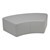 Shapes Series II Vinyl Soft Seating - S-Curve (12" High) - Light Gray Smooth Grain