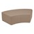 Shapes Series II Vinyl Soft Seating - S-Curve (12" High) - Taupe Smooth Grain