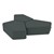 Shapes Series II Vinyl Soft Seating - 12" H CommunEDI Three-Pack - Navy Crosshatch