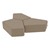 Shapes Series II Vinyl Soft Seating - 12" H CommunEDI Three-Pack - Taupe Smooth Grain