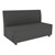Shapes Series II Soft Seating Sofa w/ USB & Electrical Outlets - Gray Crosshatch