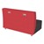 Shapes Series II Soft Seating Sofa w/ USB & Electrical Outlets - Black Seat/Red Back
