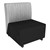 Shapes Series II Soft Seating Chair w/ USB & Electrical Outlets - Live Wire Stone w/ Black