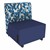 Shapes Series II Soft Seating Chair w/ USB & Electrical Outlets - Angle Midnight w/ Navy