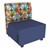 Shapes Series II Soft Seating Chair w/ USB & Electrical Outlets - Compass Sapphire w/ Navy