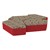 Shapes Series II Designer Soft Seating - 12" H CommunEDI Four-Pack - Confetti/Red