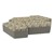 Shapes Series II Designer Soft Seating - 12" H CommunEDI Four-Pack - Desert/Taupe