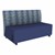 Shapes Series II Soft Seating Sofa w/ USB & Electrical Outlets - Telegraph Indigo w/ Navy