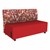 Shapes Series II Soft Seating Sofa w/ USB & Electrical Outlets - Angle Pepper w/ Red