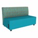 Shapes Series II Soft Seating Sofa w/ USB & Electrical Outlets - Atomic Baltic w/ Teal