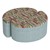 Shapes Series II Designer Soft Seating - 12" H Teardrop Pack of Two - Confetti/Blue