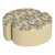 Shapes Series II Designer Soft Seating - 12" H Teardrop Pack of Two - Desert/Sand