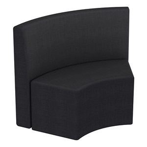 Shapes Series II Structured Vinyl Soft Seating - S-Curve - Navy Back & Seat