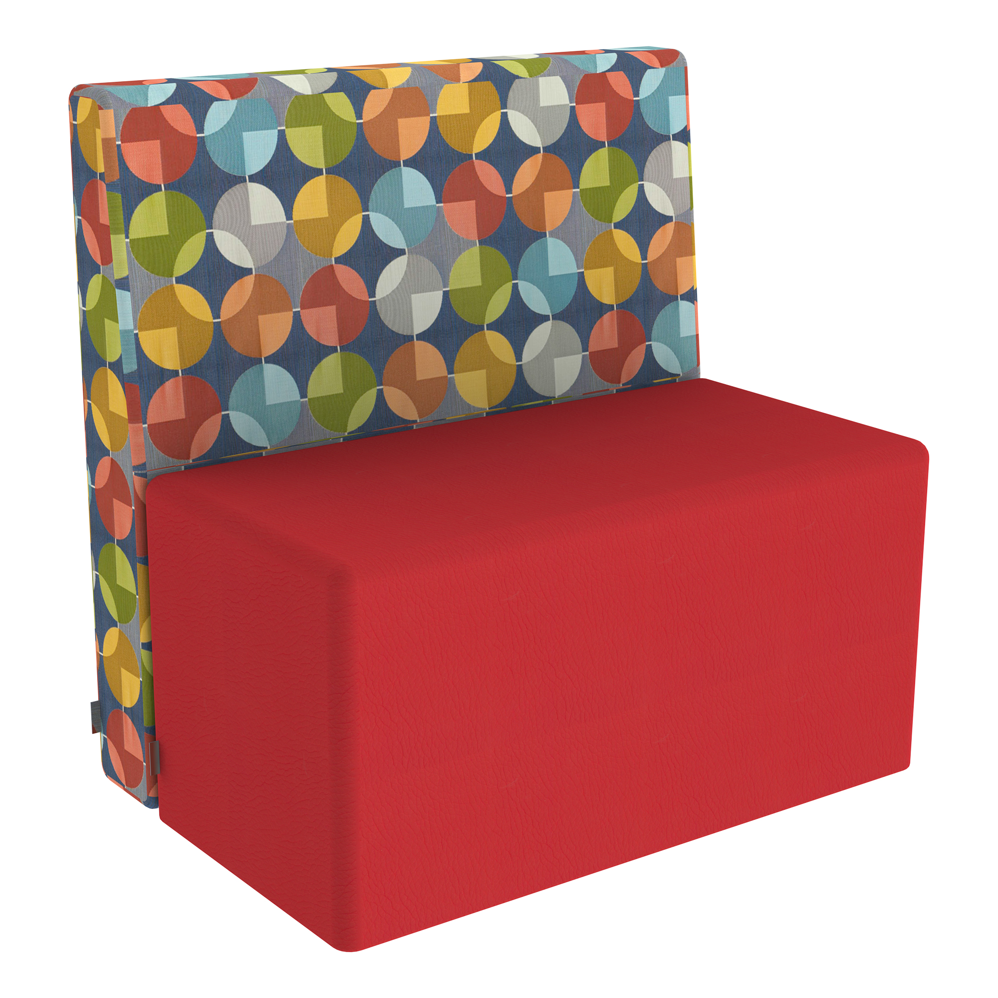 Shapes Series II Structured Soft Seating - Compass Sapphire/Red