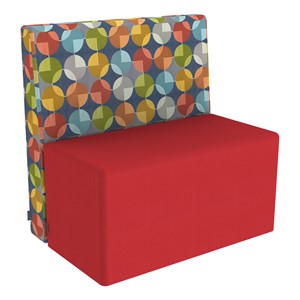 Shapes Series II Structured Soft Seating - Compass Sapphire/Red