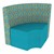 Shapes Series II Structured Soft Seating - Atomic Baltic/Teal