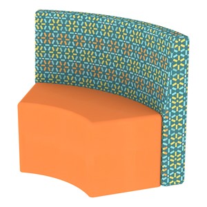 Shapes Series II Structured Soft Seating - Atomic Baltic/Orange