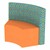 Shapes Series II Structured Soft Seating - Atomic Baltic/Orange