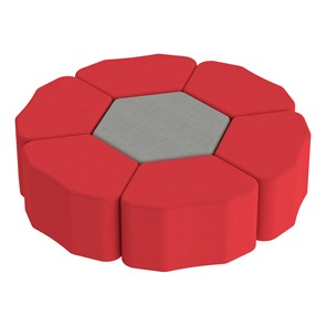 Shapes Series II Vinyl Soft Seating Set - Flower (Seven 18" H)