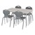 Rectangle Collaborative Desk w/ Curved Edge - Grouped