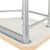 Trapezoid Collaborative Desk - Frame