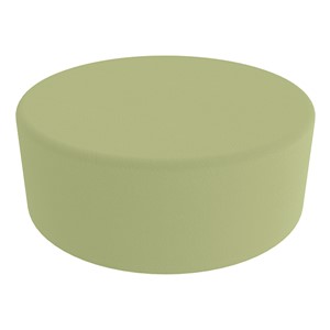 Shapes Series II Vinyl Soft Seating - Large Round (12" H) - Fern Green Smooth Grain