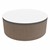 Shapes Series II Soft Seating Tabletop - Large Round (12" H) - Brown Smooth Grain