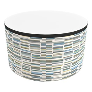 Shapes Series II Soft Seating Modular Whiteboard Table - Large Cylinder - Bandwidth Circuit