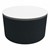 Shapes Series II Soft Seating Tabletop - Large Round (18" H) - Navy Crosshatch