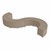 Shapes Series II Vinyl Soft Seating - 18" S-Curve (Pack of Six) - Taupe (Shown w/ optional 2" legs)