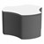 Shapes Series II Soft Seating Whiteboard Tabletop - Cog (18" High) - Black Smooth Grain