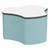 Shapes Series II Soft Seating Whiteboard Tabletop - Cog (18" High) - Blue Crosshatch