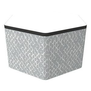 Shapes Series II Soft Seating Modular Whiteboard Table - Hex - Charlotte Silver