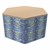 Shapes Series II Soft Seating Modular Table - Hex - Telegraph Indigo w/ Maple Top