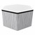 Shapes Series II Soft Seating Modular Whiteboard Table - Hex - Live Wire Stone