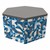Shapes Series II Soft Seating Modular Table - Hex - Angle Midnight w/ Cosmic Strandz Top