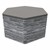 Shapes Series II Soft Seating Modular Table - Hex - Sirocco Shoal w/ Cosmic Strandz Top