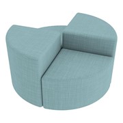 Shapes Series II Vinyl Soft Seating Set - Pie (Two 12" H & Two 18" H )