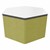 Shapes Series II Soft Seating Whiteboard Tabletop - Hex (18" High) - Green Crosshatch
