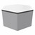Shapes Series II Soft Seating Whiteboard Tabletop - Hex (18" High) - Light Gray Smooth Grain
