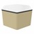 Shapes Series II Soft Seating Whiteboard Tabletop - Hex (18" High) - Sand Smooth Grain
