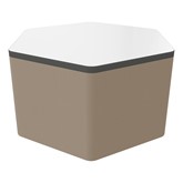 Shapes Series II Soft Seating Modular Whiteboard Table - Hex
