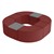 Shapes Series II Vinyl Soft Seating - Donut Set w/ Two Cube Tabletops - Burgundy Smooth Grain Seats w/ Cosmic Strandz Tabletops