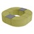 Shapes Series II Vinyl Soft Seating - Donut Set w/ Two Cube Tabletops - Green Crosshatch Seats w/ Cosmic Strandz Tabletops