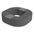 Shapes Series II Vinyl Soft Seating - Donut Set w/ Two Cube Tabletops - Gray Crosshatch Seats w/ Cosmic Strandz Tabletops