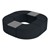 Shapes Series II Vinyl Soft Seating - Donut Set w/ Two Cube Tabletops - Navy Crosshatch Seats w/ Cosmic Strandz Tabletops