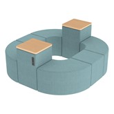 Shapes Series II Vinyl Soft Seating - Donut Set w/ Two Power Dividers