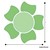 Shapes Series II Vinyl Soft Seating Set - Bow Tie Flower (12" H & 18" H) - Grouped Footprint